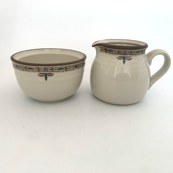 Noritake Other - Noritake Chaparral 14 oz Creamer Pitcher and Open Sugar Bowl Stoneware 8482